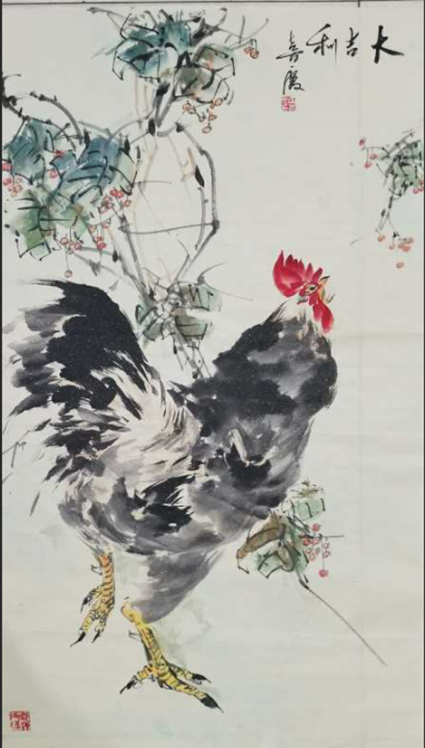 北京金正德书画院画家 齐喜庆绘画作品欣赏（图5）