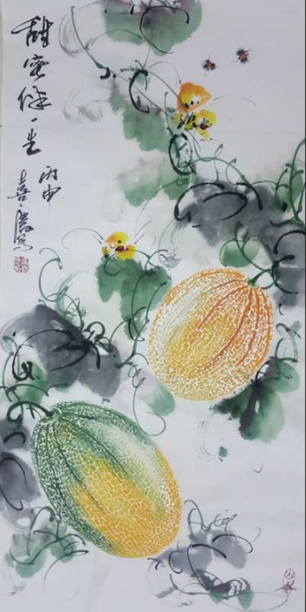 北京金正德书画院画家 齐喜庆绘画作品欣赏（图8）