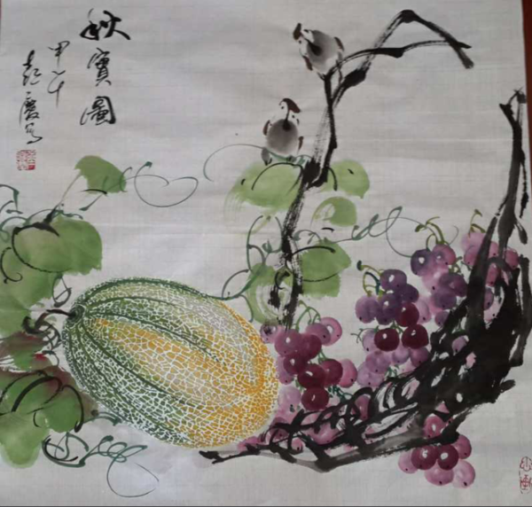 北京金正德书画院画家 齐喜庆绘画作品欣赏（图10）